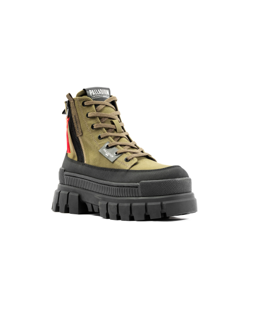 98860-325-M | REVOLT BOOT ZIP TX | OLIVE NIGHT s'inspire de l'anatomie humaine