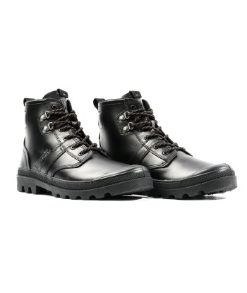 08837-008-M | PALLABROUSSE TACT LEATHER | BLACK hantent personnes