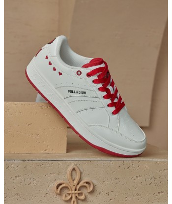 09249-119-M | MEN'S PALLALOUVEL VALT SNEAKERS | BEIGE/RED Dans la société mordern