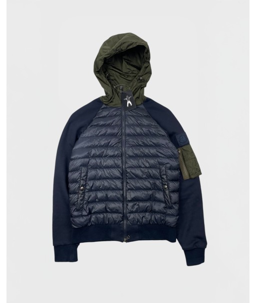 Moncler veste bi-matière/doudoune les muscles