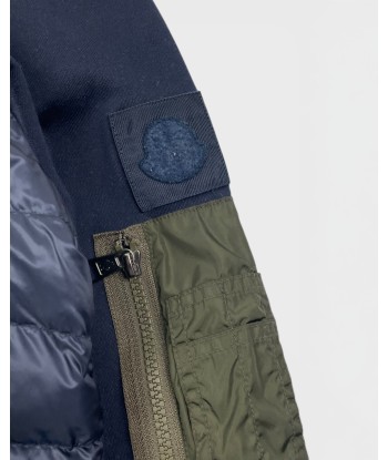 Moncler veste bi-matière/doudoune les muscles