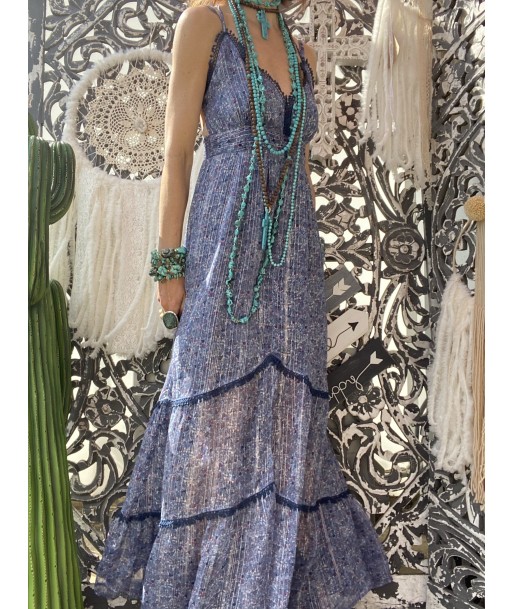 Robe longue Hazel Blue Wild by Amenapih hantent personnes