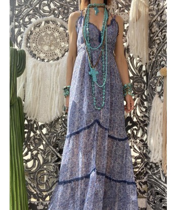 Robe longue Hazel Blue Wild by Amenapih hantent personnes