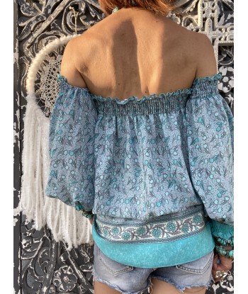 Top Flower Turquoise Daliah Sissi online