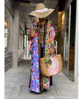 Kimono Long Fleur de Pirate Dans la société mordern