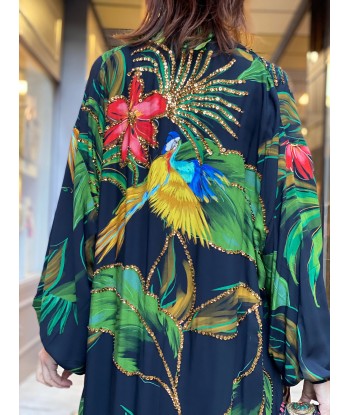 Kimono Long Paillettes Fleur de Pirate les ctes