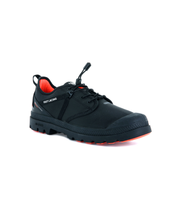 77338-001-M | UNISEX OX TRAVEL LITE+ WATERPROOF SNEAKERS | BLACK/BLACK destockage