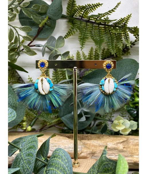 Boucles d’oreilles plumes Hypnochic Venez découvrir notre 