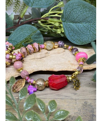 Bracelet Amazone Rose Iguan prix